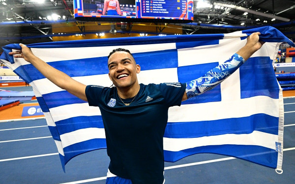 Ευρωπαϊκό κλειστού στίβου: Έγραψε ιστορία ο «χρυσός» Καραλής στην Ολλανδία (βίντεο)