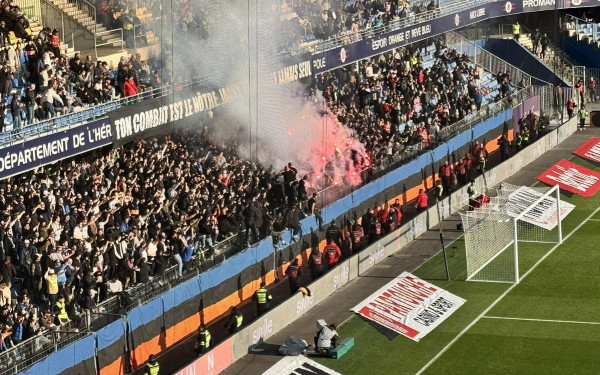 Γαλλία: Χάος στο Μονπελιέ, διεκόπη ο αγώνας με τη Σεντ Ετιέν (βίντεο)