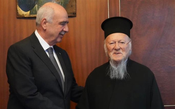 Επίσκεψη B.Μεϊμαράκη στον Οικουμενικό Αρχιεπίσκοπο Βαρθολομαίο - Τον προσκάλεσε να μιλήσει στο Ευρωκοινοβούλιο