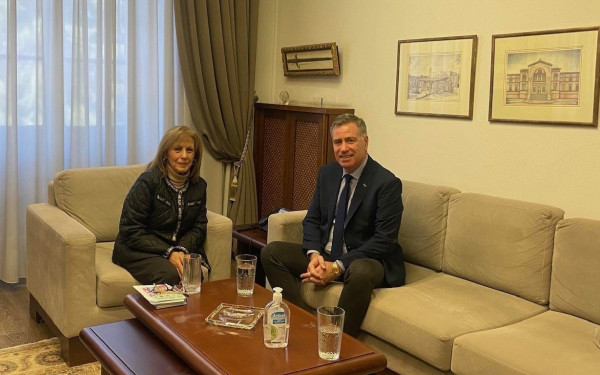 Θεσσσαλονίκη: Συνάντηση του Πρύτανη ΔΙΠΑΕ με την Περιφερειάρχη Κεντρικής Μακεδονίας Αθηνά Αηδονά