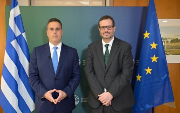 Συνάντηση Στ. Παπασταύρου–Ν. Τσάφου με τον αντιπρόεδρο της ExxonMobil για τις Ευρωπαϊκές Σχέσεις