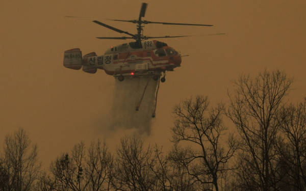 Νότια Κορέα: Υπό έλεγχο οι μεγαλύτερες εστίες δασικών πυρκαγιών