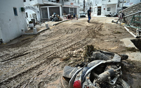 Οι πλημμύρες στην Πάρο φάνηκαν και από το Διάστημα - Δείτε τη δορυφορική φωτογραφία
