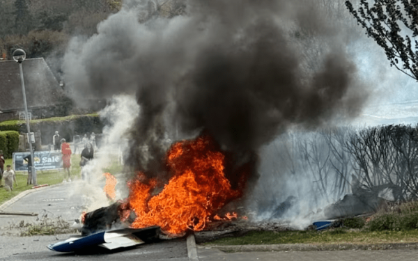 Βρετανία: Συντριβή αεροσκάφους με δύο τραυματίες