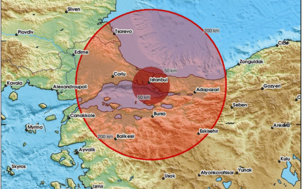 Κωνσταντινούπολη: Συνεχίζονται οι μετασεισμοί - Νέα δόνηση 4,9 Ρίχτερ