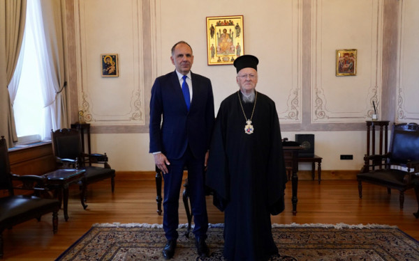 Κωνσταντινούπολη: Συνάντηση Γ. Γεραπετρίτη με τον Οικουμενικό Πατριάρχη Κωνσταντινούπολη: Συνάντηση Γ. Γεραπετρίτη με τον Οικουμενικό Πατριάρχη