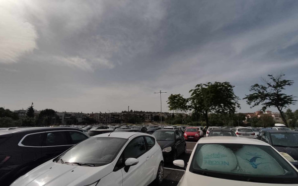 Μετρό - Θεσσαλονίκης: Γεμάτο το πάρκινγκ της Νέας Ελβετίας από το πρωί