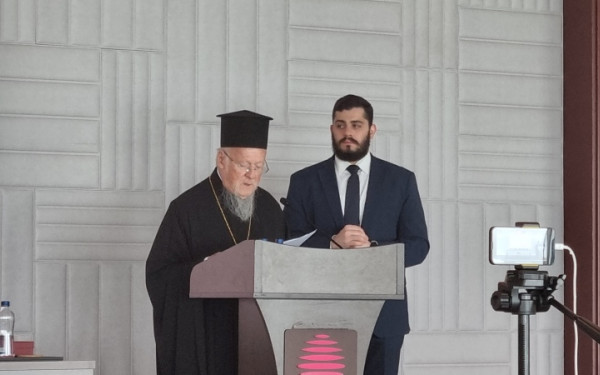 Ο Οικουμενικός Πατριάρχης Βαρθολομαίος κήρυξε στην Αττάλεια την έναρξη συνεδρίου για τα 1.700 χρόνια από την Α΄ Οικουμενική Σύνοδο