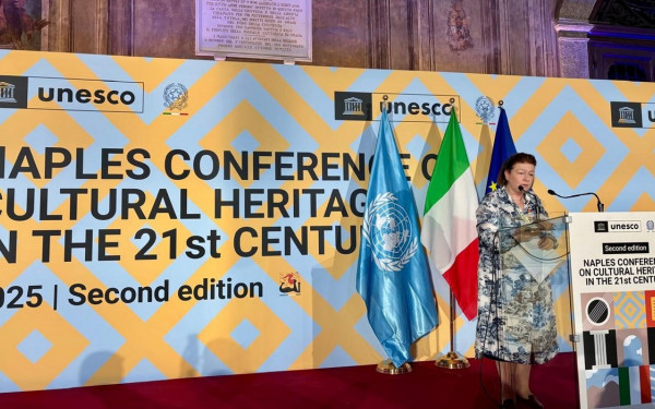 Λ.  Μενδώνη - Διάσκεψη UNESCO: «Ο Πολιτισμός δεν είναι data, είναι βίωμα - Είναι οι ρίζες μας, είναι η γέφυρα που μας ενώνει»