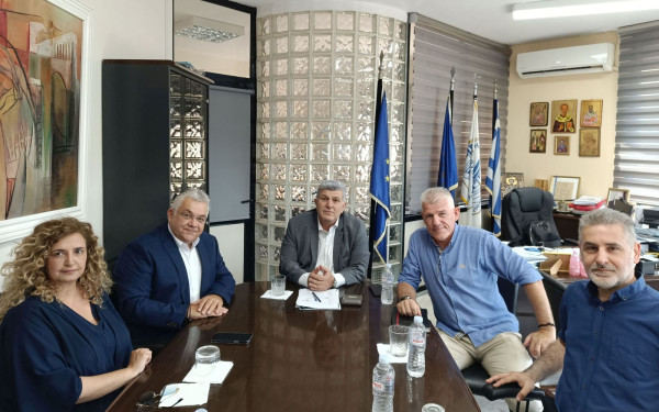 Στον Δήμο Κορδελιού - Ευόσμου ο υφυπουργός Παιδείας, Θρησκευμάτων και Αθλητισμού Νίκος Παπαϊωάννου