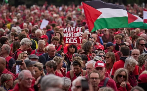 Ολλανδία: Χιλιάδες διαδηλωτές καλούν την κυβέρνηση να λάβει μέτρα κατά της «γενοκτονίας» στη Γάζα