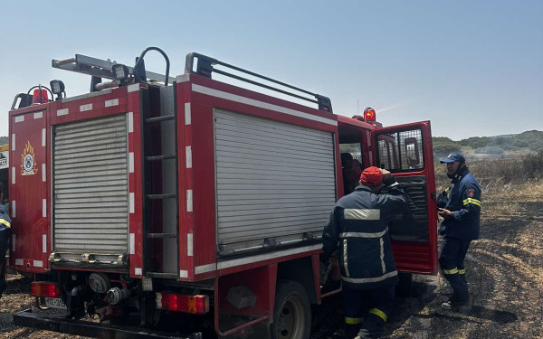 Λέσβος: Έσβησε η φωτιά στο εργοστάσιο ανακύκλωσης