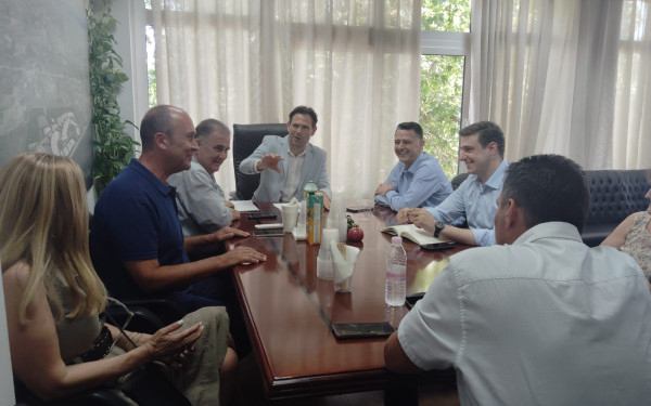 Τον Δήμο Θερμαϊκού επισκέφθηκαν ο διευθυντής και ο συντονιστής του πρωθυπουργικού Γραφείου στη Μακεδονία