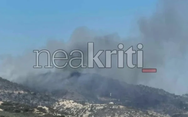 Κρήτη: Φωτιά στην Αχλιά Λασιθίου - Μήνυμα από το 112 για εκκένωση τεσσάρων οικισμών (βίντεο)