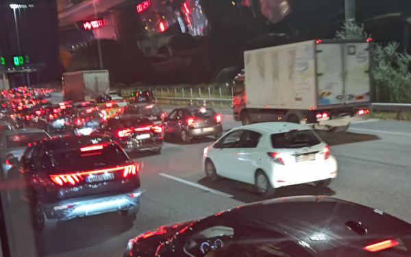 Κατερίνη: Πολύωρη Κυριακάτικη ταλαιπωρία οδηγών στην Εθνική Οδό λόγω έργων