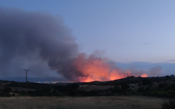 Φωτιά στην Άσσηρο: Υπό έλεγχο η πυρκαγιά - Επιχειρούν εναέρια μέσα