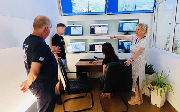 Δήμος Ωραιοκάστρου: Ο πρόεδρος της Επιτροπής Πολιτικής Προστασίας της ΚΕΔΕ ενημερώθηκε για το σύστημα δασοπροστασίας