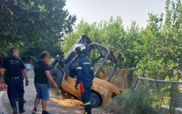 Εργατικό δυστύχημα στην Άρτα: 55χρονος καταπλακώθηκε από κλαρκ και σκοτώθηκε