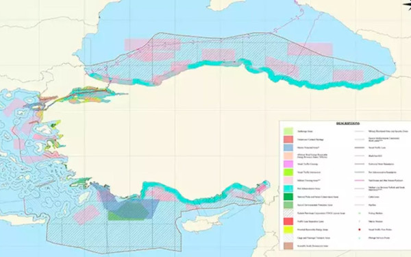 H Τουρκία ανακοίνωσε θαλάσσια πάρκα σε Αιγαίο και Ανατολική Μεσόγειο – Απέκλεισε το Καστελόριζο (δείτε χάρτες)