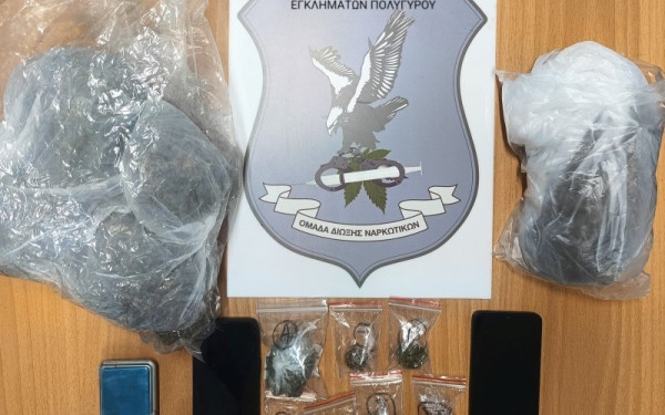 Στη «φάκα» της αστυνομίας δύο άνδρες - Συνελήφθησαν για ναρκωτικά σε Χαλκιδική και Θεσσαλονίκη