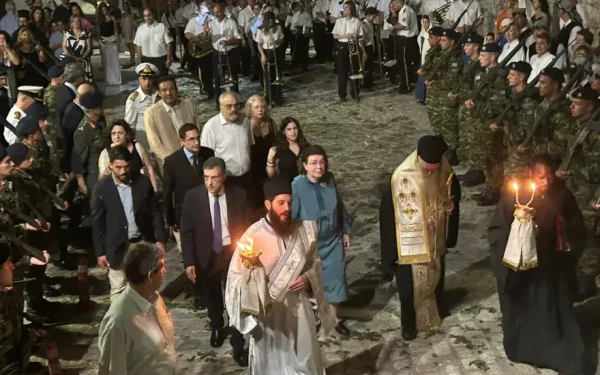 Λίνα Μενδώνη στη Σάμο: Η Ελλάδα δεν δέχεται καμία πρόκληση στα εθνικά και κυριαρχικά δικαιώματα της