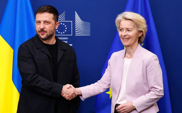 Στις Βρυξέλλες ο Ζελένσκι - Φον ντερ Λάιεν: Πρέπει να σταματήσει η αιματοχυσία