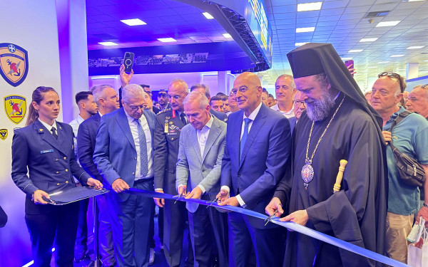 Θεσσαλονίκη 89η ΔΕΘ: Εγκαίνια του περιπτέρου του υπουργείου Εθνικής ‘Άμυνας από τον Ν. Δένδια