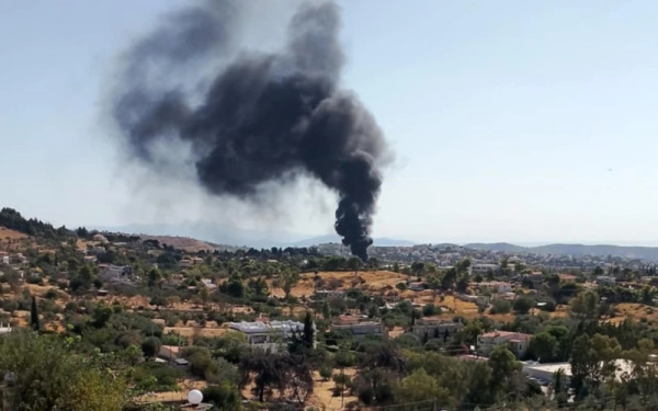 Αττική: Φωτιά στο Μουσικό Σχολείο της Παλλήνης