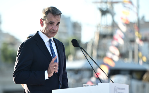 Μητσοτάκης στην παραλαβή 5 σκαφών από το Λιμενικό: Διαρκής δέσμευσή μας ότι τα ελληνικά νερά θα παραμείνουν ασφαλή