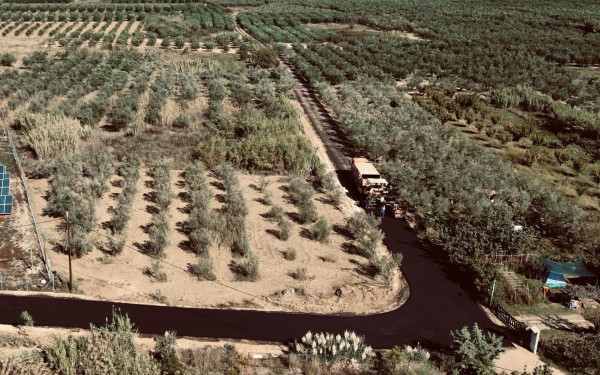Χαλκιδική: Ολοκληρώνεται η ασφαλτόστρωση σε αγροτικό δρόμο στην Ορμύλια Χαλκιδική: Ολοκληρώνεται η ασφαλτόστρωση σε αγροτικό δρόμο στην Ορμύλια