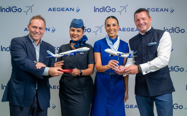 Η AEGEAN «ανοίγει τα φτερά της» - Ξεκινά στρατηγική συνεργασία με την μεγαλύτερη αεροπορική εταιρεία της Ινδίας