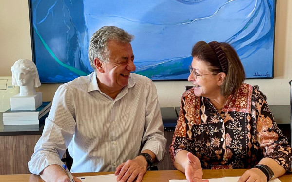 Συνάντηση της Λ. Μενδώνη με τον Στ. Αρναουτάκη για την αναβάθμιση της εισόδου της Κνωσού