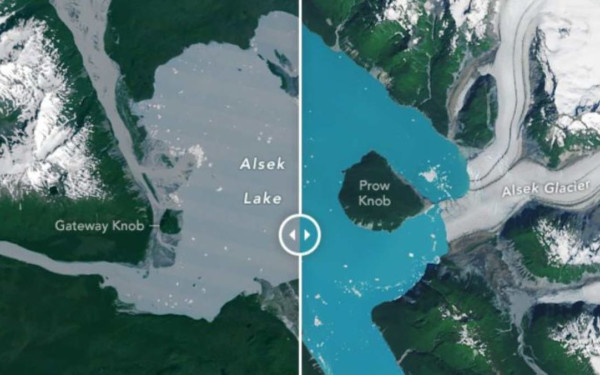 Οι δορυφόροι της NASA εντόπισαν νέο νησί στην Αλάσκα - Προειδοποίηση για καταστροφικές πλημμύρες