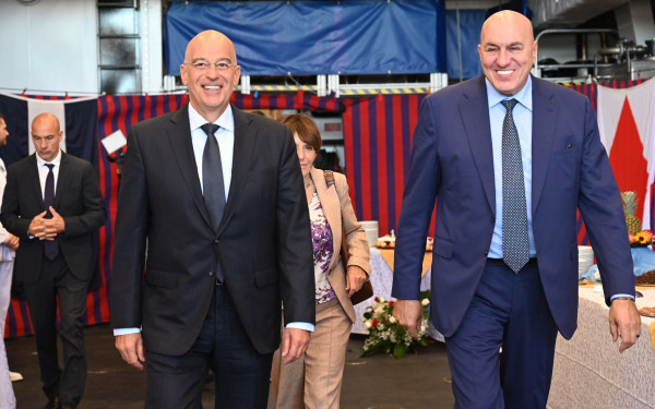 Στην Ιταλία ο Ν. Δένδιας - Η Ελλάδα θα αγοράσει 4 φρεγάτες Bergamini