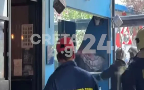 Κρήτη: Έκρηξη φιάλης υγραερίου σε καφενείο στο κέντρο του Ηρακλείου - Τραυματίστηκε ένας άνδρας