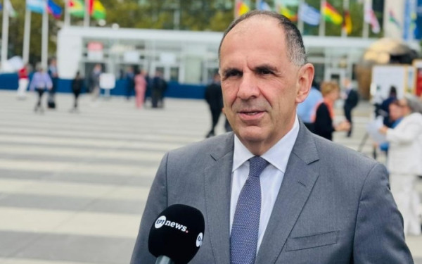 Γ. Γεραπετρίτης: Η Ελλάδα πρωτοπόρος στα ανθρωπιστικά - Σταθερή στη λύση του Παλαιστινιακού με κράτος στα προ του 1967 σύνορα