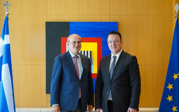 Κ. Χατζηδάκης: Συναντήθηκε με τον αντιπρόεδρο της κυβέρνησης της Βόρειας Μακεδονίας