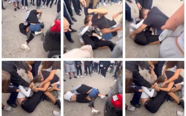 Ρινγκ έξω από σχολείο στην Κω: Μαθήτριες πιάστηκαν στα χέρια μπροστά σε δεκάδες συμμαθητές τους (βίντεο)