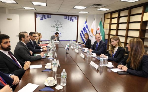 Πρώτη τριμερής συνάντηση Ελλάδας - Κύπρου - Συρίας στη Νέα Υόρκη