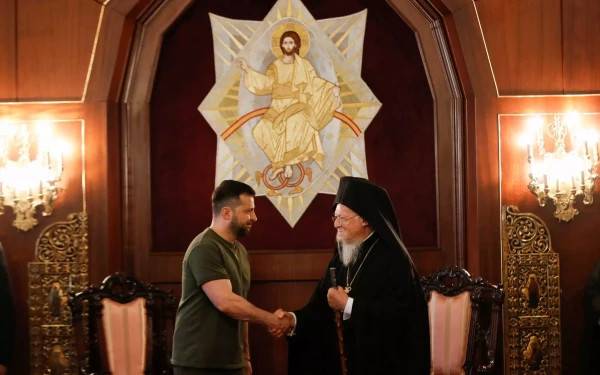 Συνάντηση Ζελένσκι - Βαρθολομαίου στο περιθώριο της Γενικής Συνέλευσης του ΟΗΕ