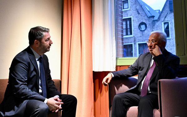 Συνάντηση Ν. Ανδρουλάκη με τον πρόεδρο του Ευρωπαϊκού Συμβουλίου: «Δεν νοείται συμμετοχή της Τουρκίας στο πρόγραμμα SAFE» Συνάντηση Ν. Ανδρουλάκη με τον πρόεδρο του Ευρωπαϊκού Συμβουλίου: «Δεν νοείται συμμετοχή της Τουρκίας στο πρόγραμμα SAFE»