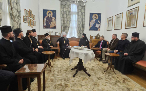 Στον Άγιον Όρος ο Μητροπολίτης Κιέβου και πάσης Ουκρανίας κ. Επιφάνιος