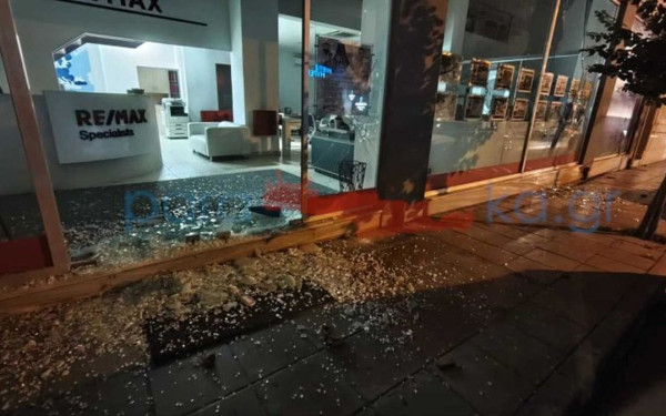 Χανιά: Ζημιές σε 2 τράπεζες και ένα μεσιτικό γραφείο από επίθεση αγνώστων