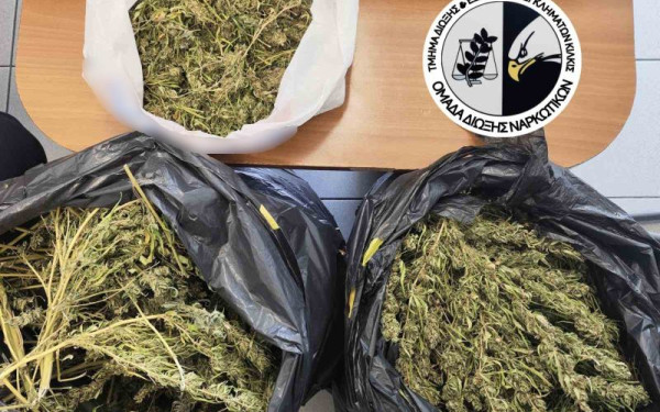 Θεσσαλονίκη: Συνελήφθη με πάνω από 3,5 κιλά κάνναβης