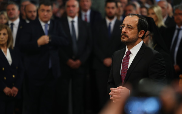 Νίκος Χριστοδουλίδης: Ύψιστη τιμή να εκπροσωπώ τον κυπριακό λαό στην επίσημη δοξολογία για τον Άγιο Δημήτριο Νίκος Χριστοδουλίδης: Ύψιστη τιμή να εκπροσωπώ τον κυπριακό λαό στην επίσημη δοξολογία για τον Άγιο Δημήτριο