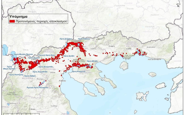 Ανοιχτούς αεροδιάδρομους για τους πελεκάνους χωρίς αιολικούς σταθμούς παραγωγής ηλεκτρικής ενέργειας προτείνει η Εταιρία Προστασίας Πρεσπών