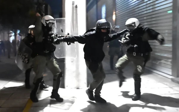 Επεισόδια στα Εξάρχεια μετά από πορεία αντιεξουσιαστών - Έγιναν 14 προσαγωγές Επεισόδια στα Εξάρχεια μετά από πορεία αντιεξουσιαστών - Έγιναν 14 προσαγωγές