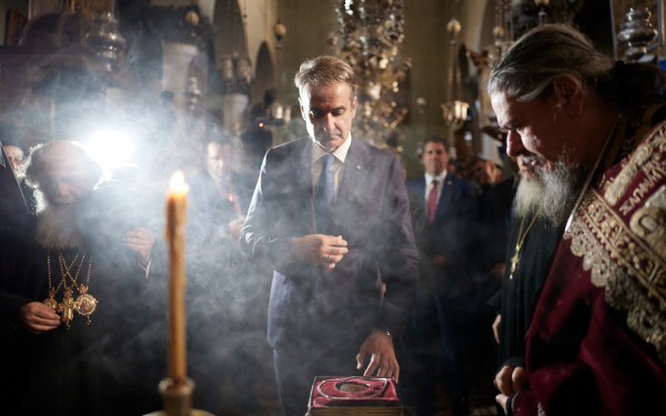 Ο Μητσοτάκης στην ενθρόνιση του νέου Αρχιεπισκόπου Σινά, κ. Συμεών - «Εθνικό καθήκον μας το ενδιαφέρον για τη Μονή» Ο Μητσοτάκης στην ενθρόνιση του νέου Αρχιεπισκόπου Σινά, κ. Συμεών - «Εθνικό καθήκον μας το ενδιαφέρον για τη Μονή»