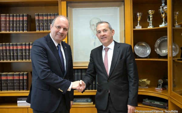 Στο ΑΠΘ ο Πρόξενος της Γαλλίας στη Θεσσαλονίκη