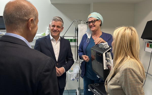 Θεσσαλονίκη: Στο νοσοκομείο «Παπαγεωργίου» ο αντιπεριφερειάρχης Κ. Γιουτίκας